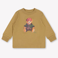 Ralph Lauren Baby Boys T-Shirt In Camel