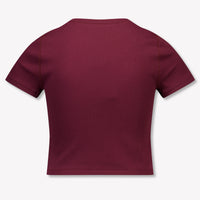 Ralph Lauren Kinder Meisjes T-Shirt In Bordeaux