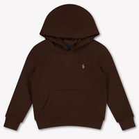 Ralph Lauren Kids Boys Sweater In Dark Brown
