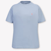 Ralph Lauren Kinder Jongens T-Shirt In Licht Blauw