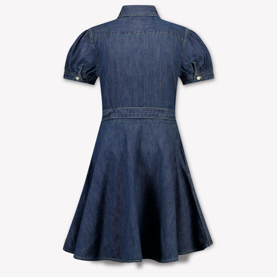 Ralph Lauren Kids Girls Dress In Jeans