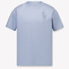Ralph Lauren Kids Boys T-Shirt In Light Blue