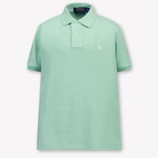 Ralph Lauren Kids Boys Polo In Light Green