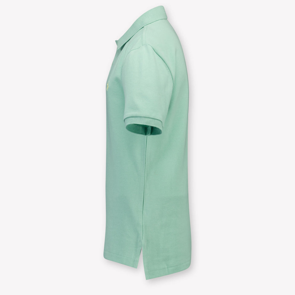 Ralph Lauren Kids Boys Polo In Light Green