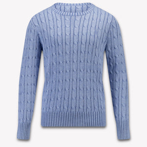 Ralph Lauren Kids Boys Sweater In Light Blue