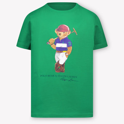 Ralph Lauren Kids Boys T-Shirt In Green