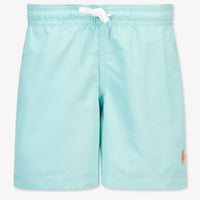 Ralph Lauren Kids Boys Swimwear In Turquoise