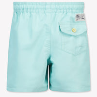 Ralph Lauren Kids Boys Swimwear In Turquoise