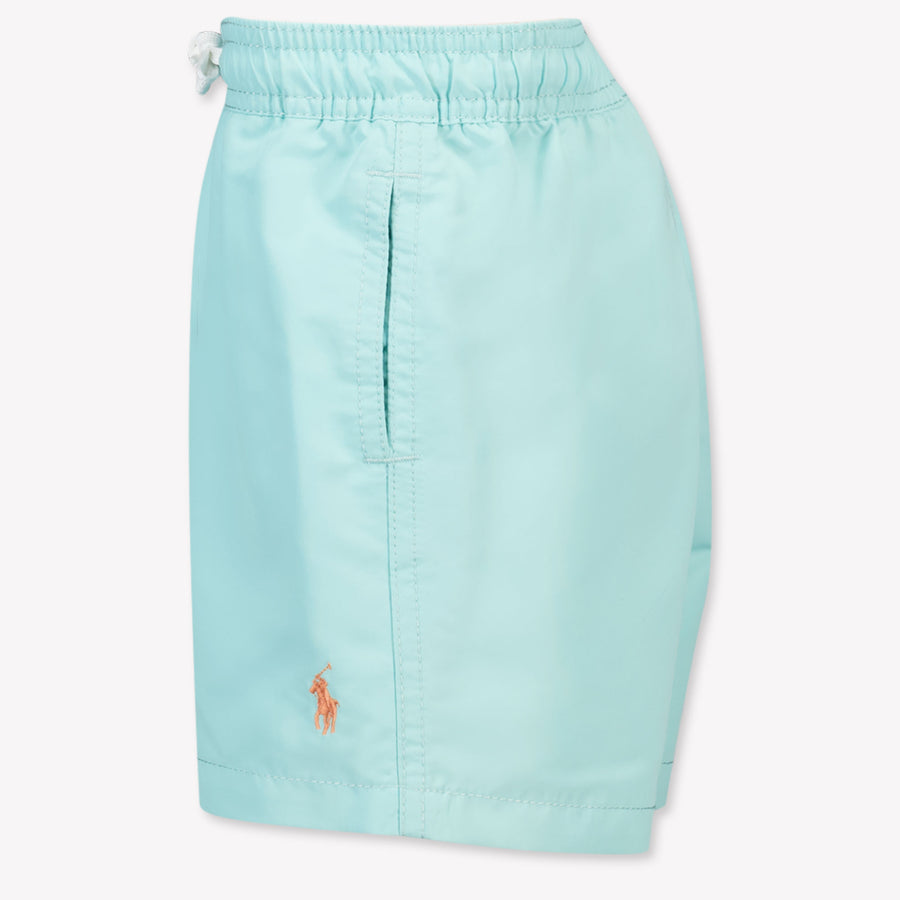 Ralph Lauren Kids Boys Swimwear In Turquoise