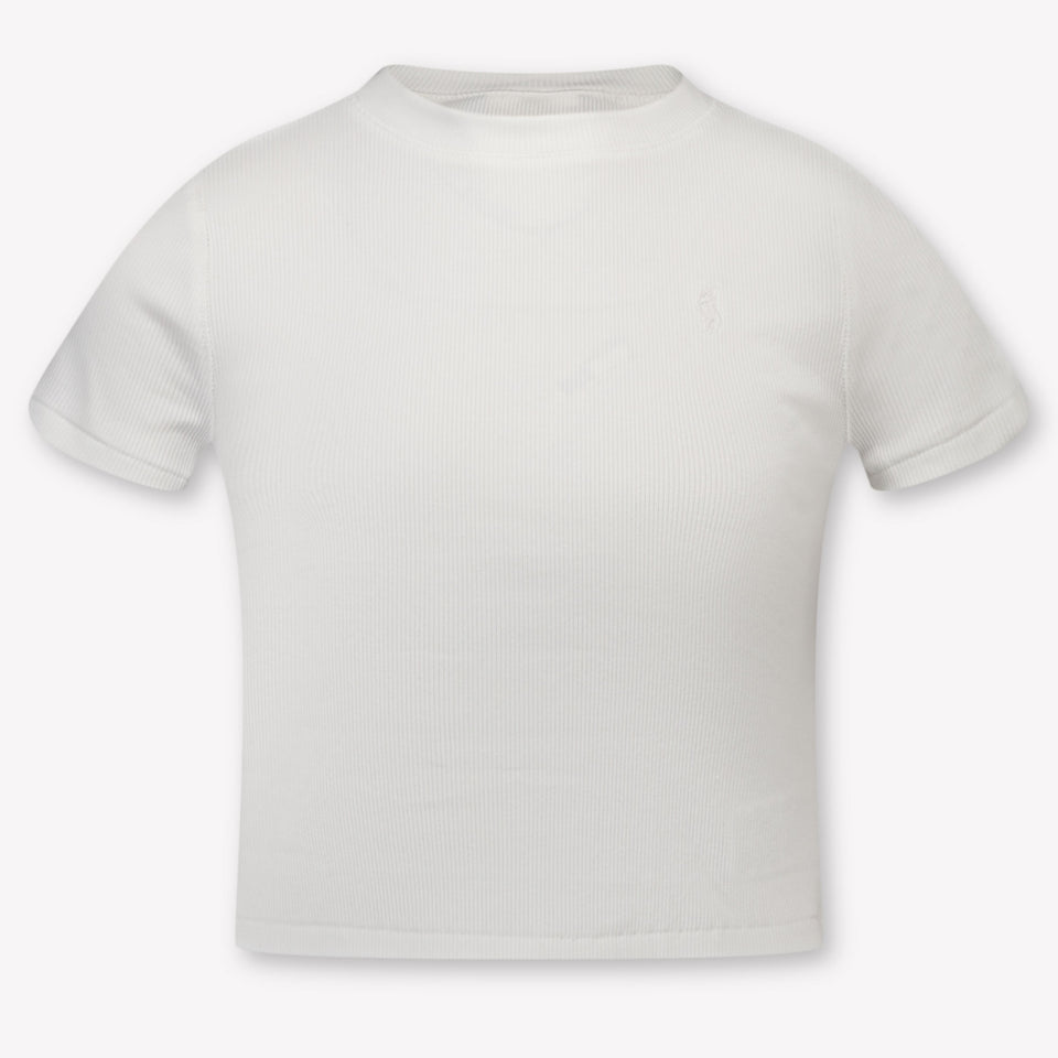 Ralph Lauren Kids Girls T-Shirt In White