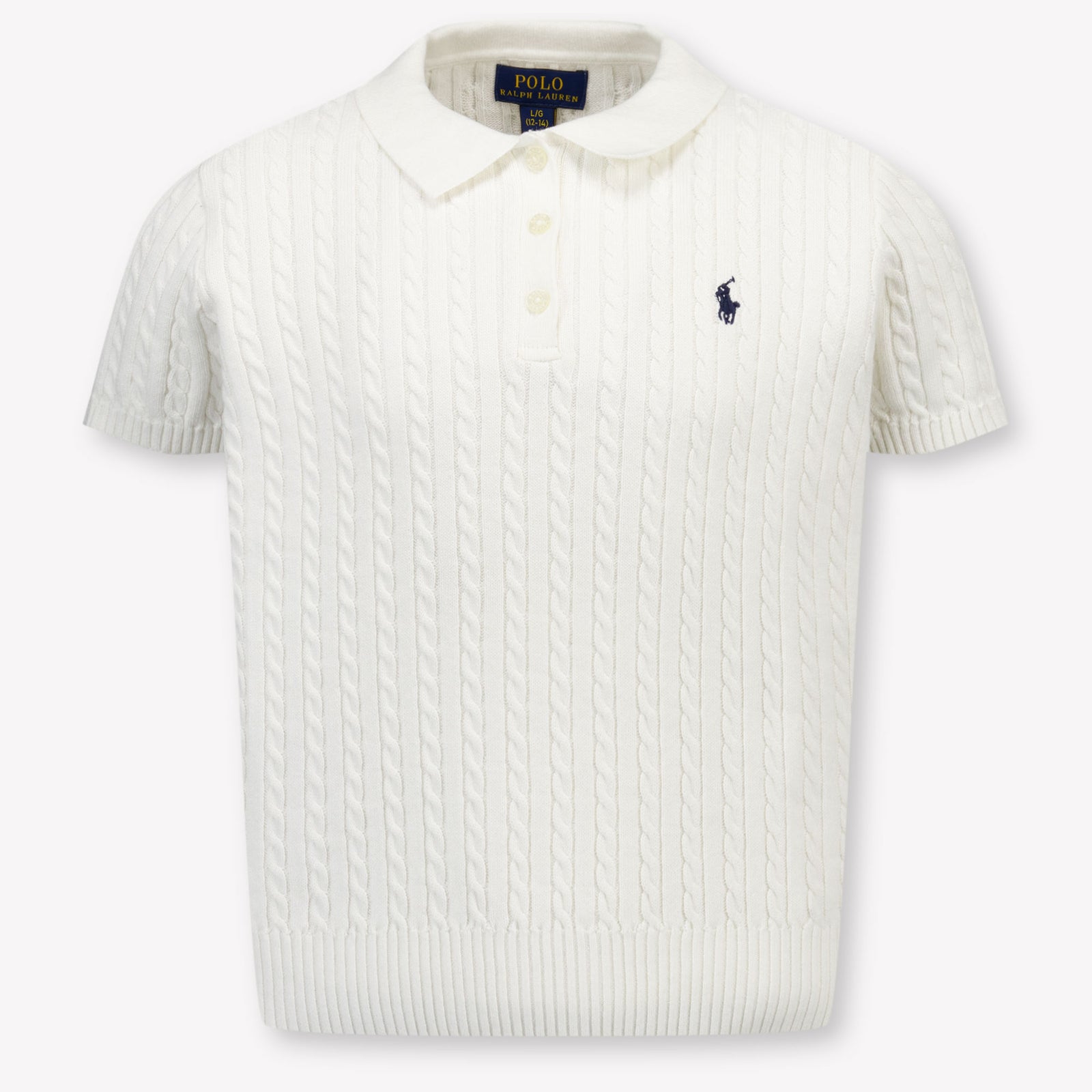 Ralph Lauren Kids Girls Polo In White