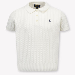 Ralph Lauren Kids Girls Polo In White