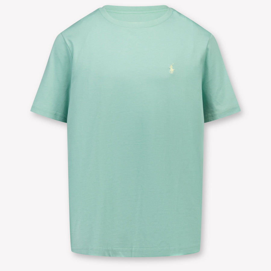 Ralph Lauren Kids Boys T-Shirt In Light Green