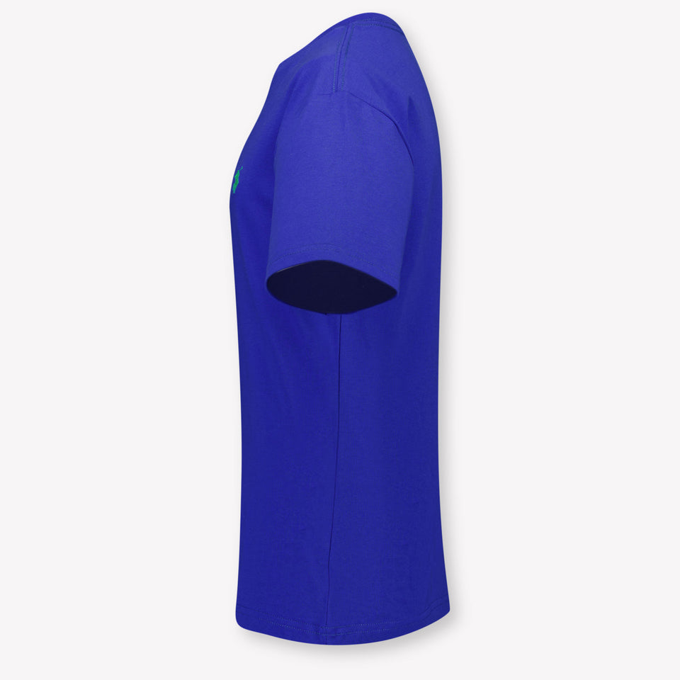 Ralph Lauren Kids Boys T-Shirt In Cobalt Blue