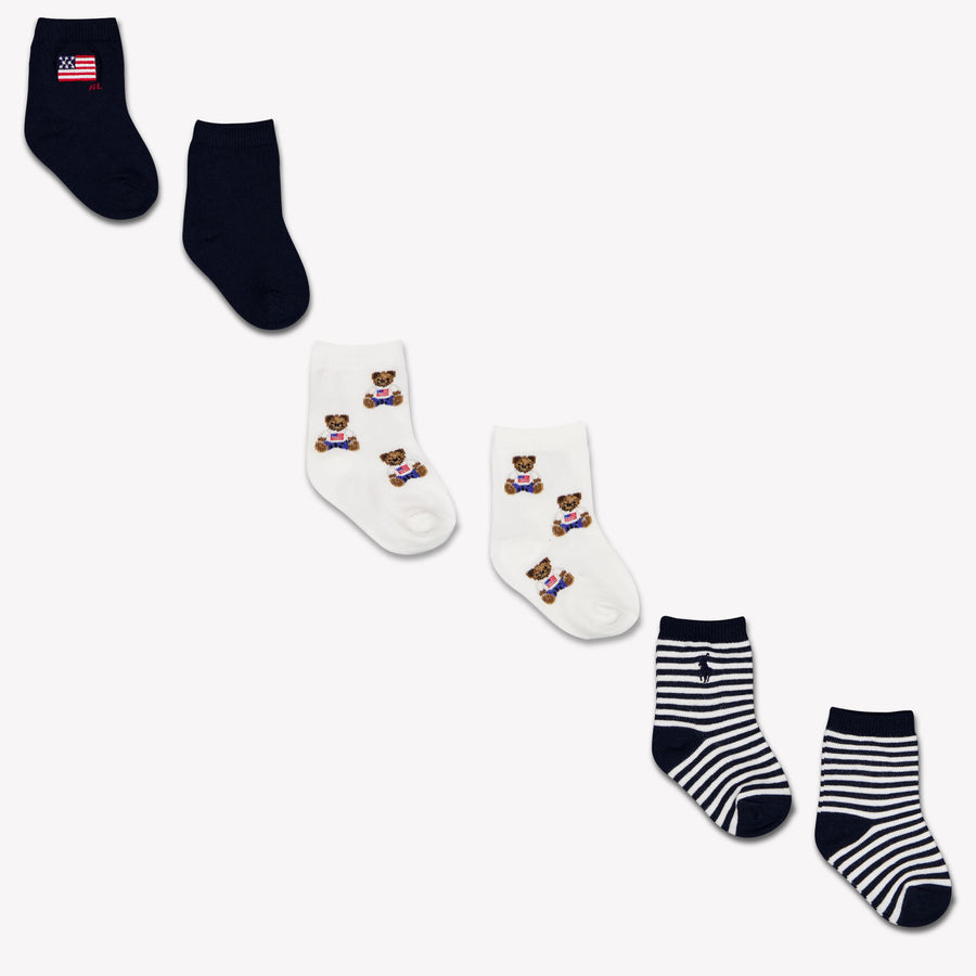 Ralph Lauren Baby Jongens Sokjes In Navy