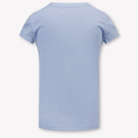 Ralph Lauren Kids Girls T-Shirt In Light Blue