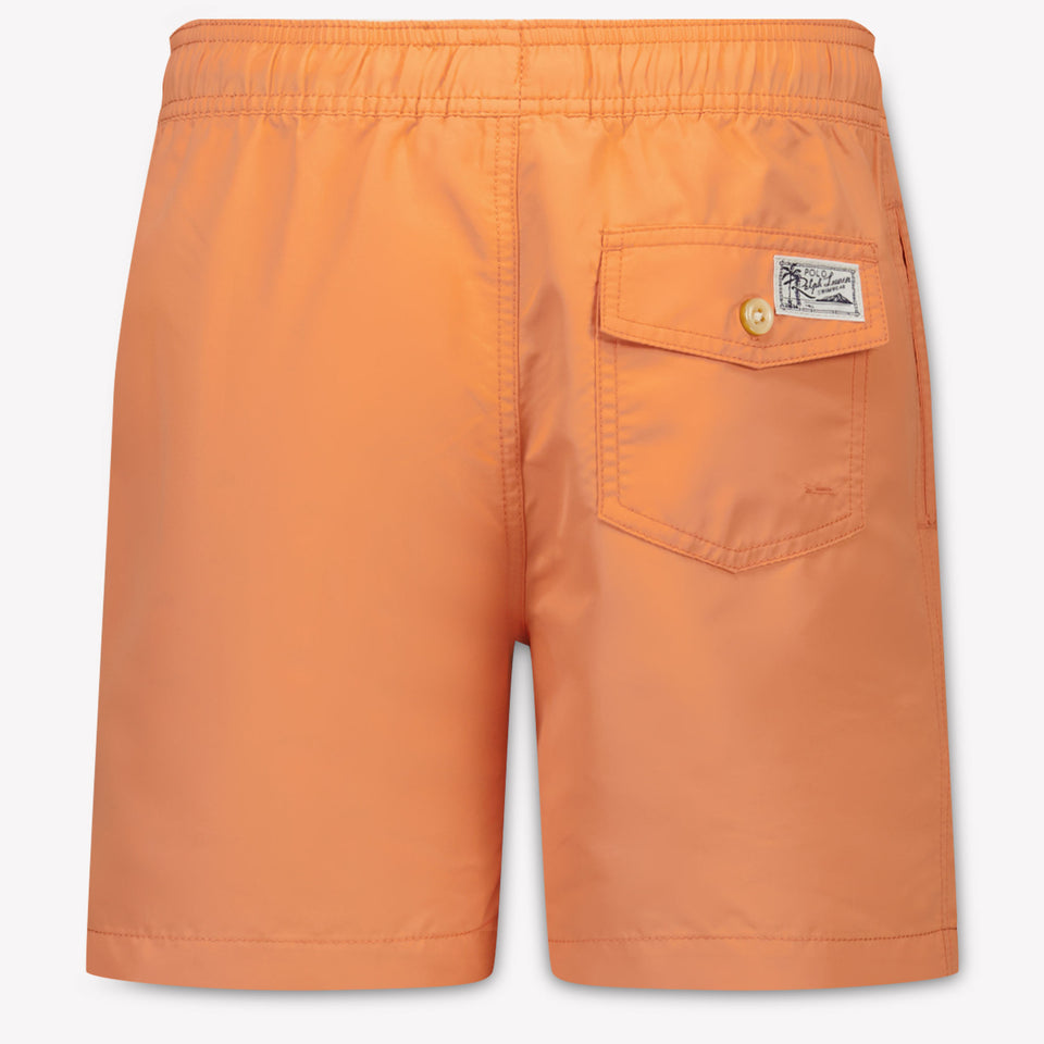 Ralph Lauren Kids Boys Swimwear In Salmon