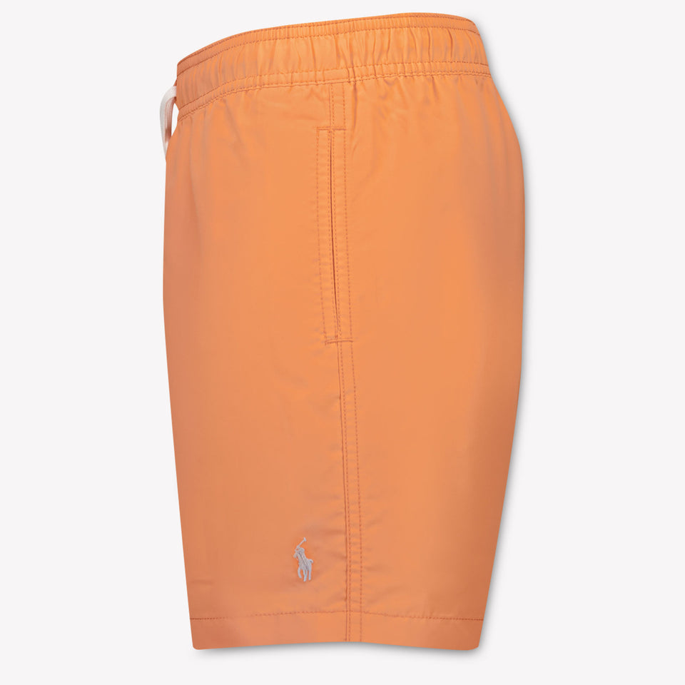 Ralph Lauren Kids Boys Swimwear In Salmon