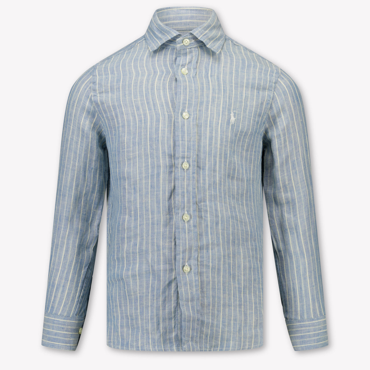 Ralph Lauren Kids Boys Blouse In Light Blue