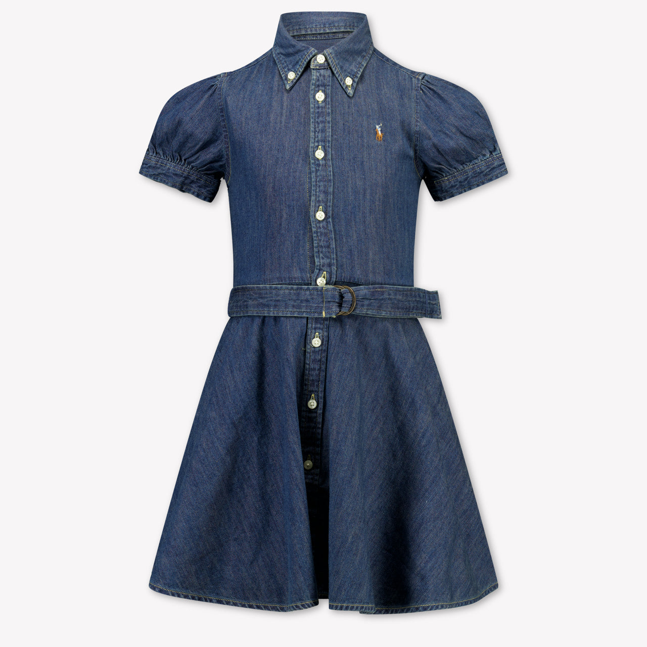 Ralph Lauren Kids Girls Dress In Jeans
