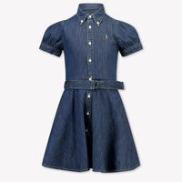 Ralph Lauren Kids Girls Dress In Jeans