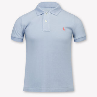 Ralph Lauren Kids Boys Polo In Light Blue