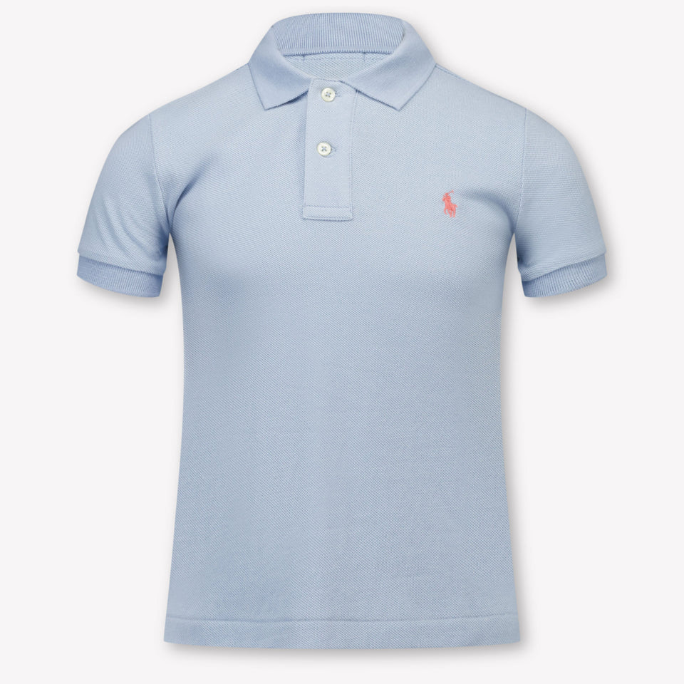 Ralph Lauren Kids Boys Polo In Light Blue