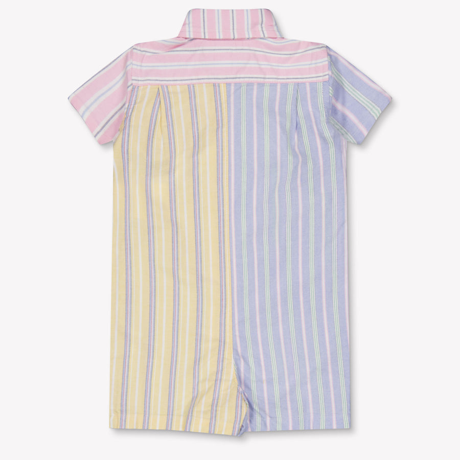Ralph Lauren Baby Boys Playsuit In Light Blue