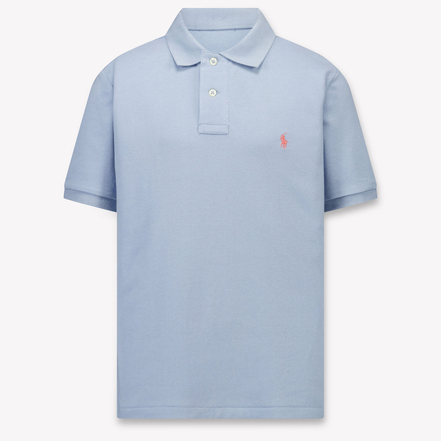 Ralph Lauren Kids Boys Polo In Light Blue