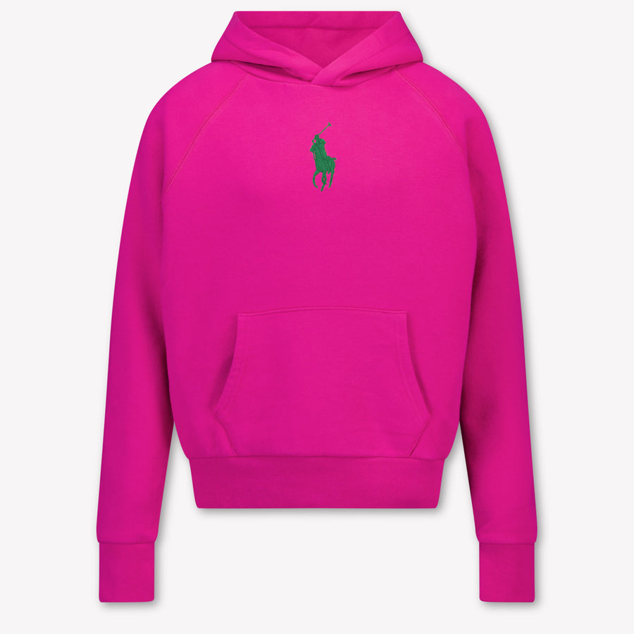 Ralph Lauren Kids Girls Sweater In Fuchsia