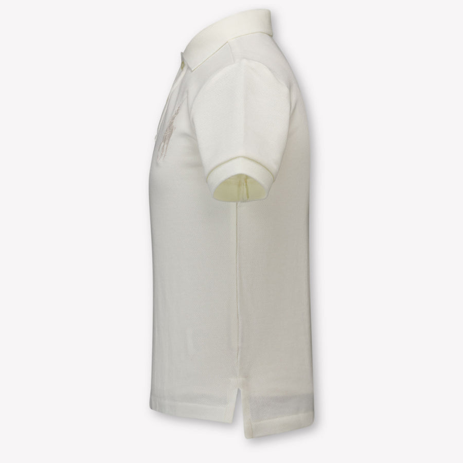 Ralph Lauren Kids Boys Polo In White