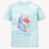 Ralph Lauren Kids Boys T-Shirt In Turquoise