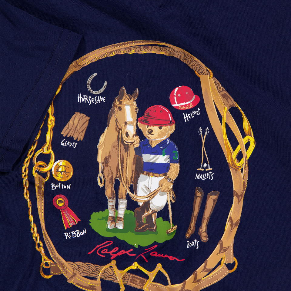Ralph Lauren Kids Boys T-Shirt In Navy