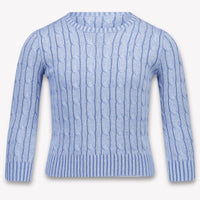 Ralph Lauren Kids Boys Sweater In Light Blue