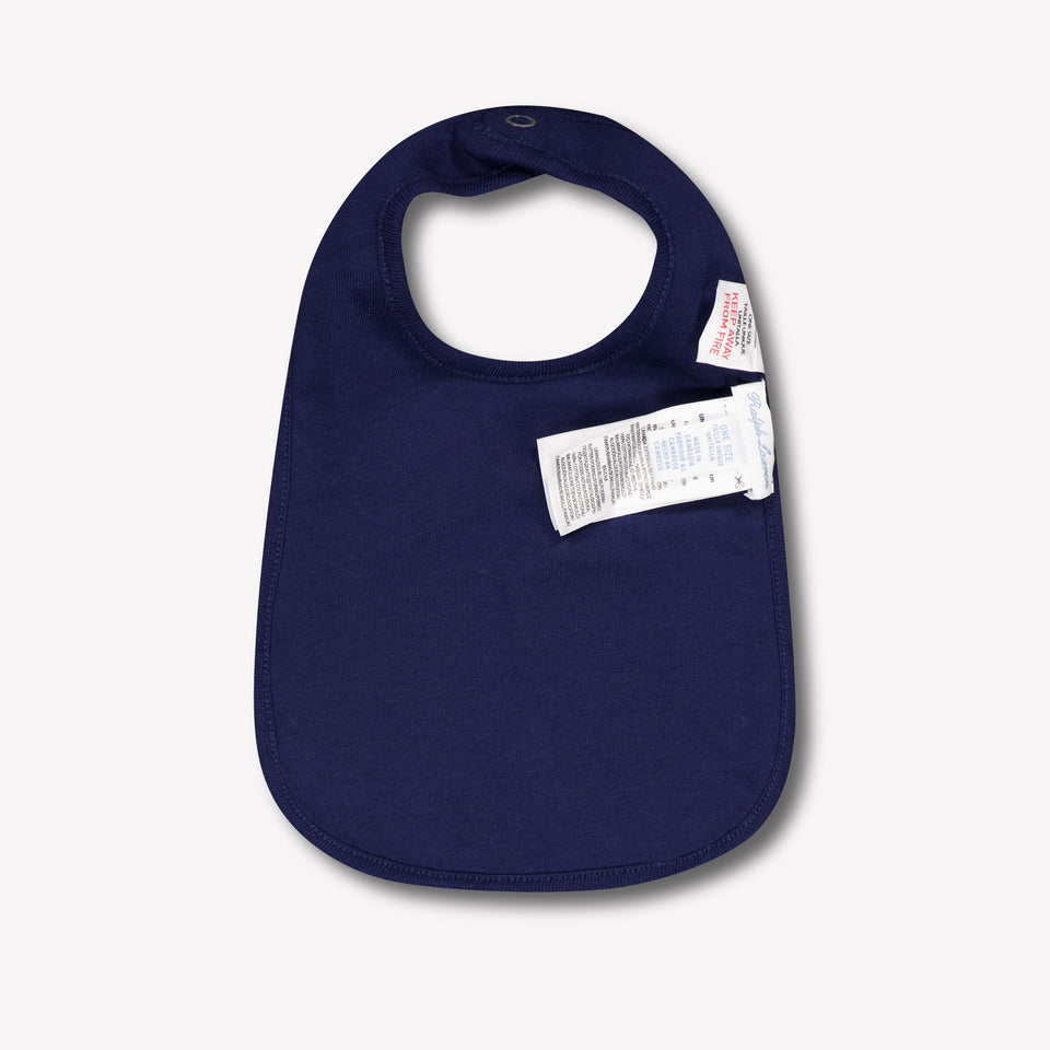 Ralph Lauren Baby Unisex Rompertje In Navy