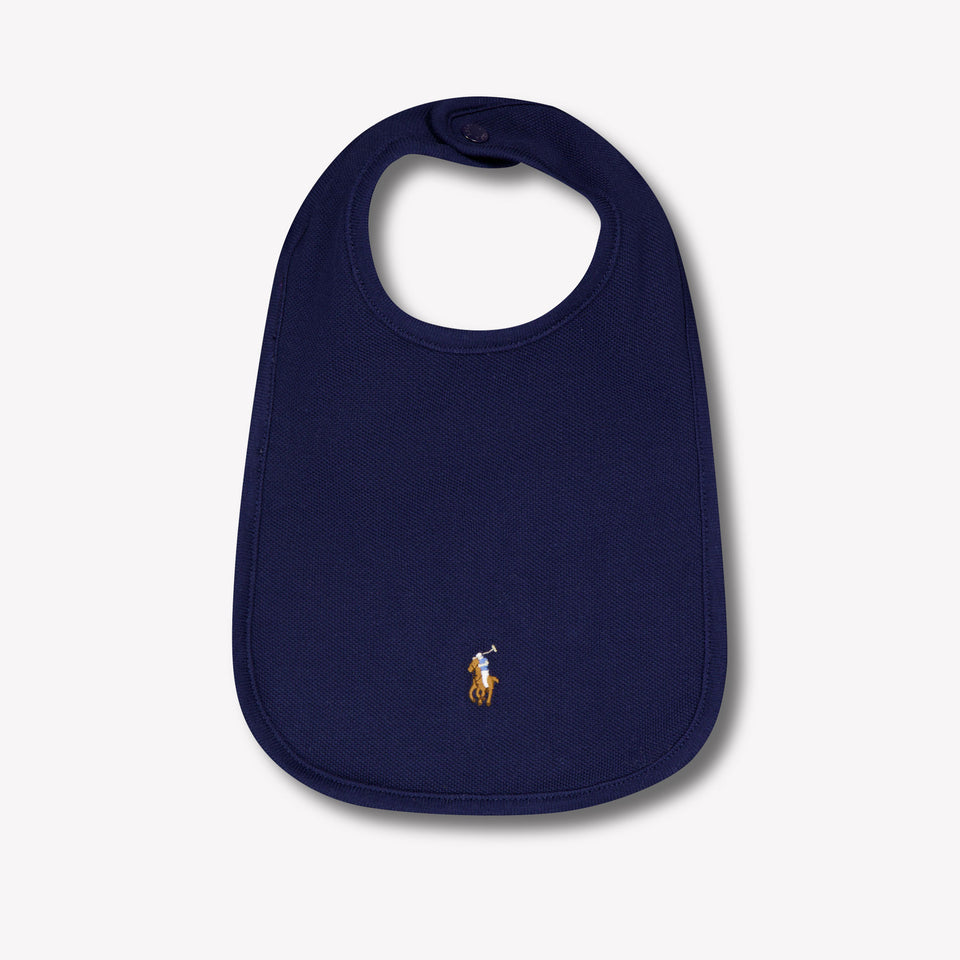 Ralph Lauren Baby Unisex Rompertje In Navy