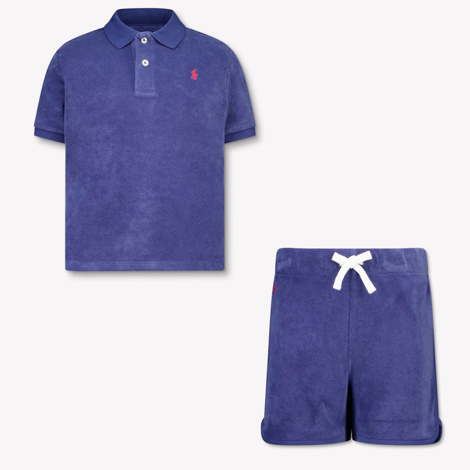 Ralph Lauren Kinder Jongens Setje In Navy