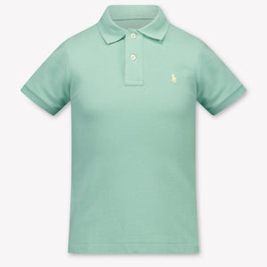 Ralph Lauren Kids Boys Polo In Light Green