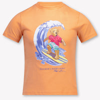 Ralph Lauren Kids Boys T-Shirt In Salmon