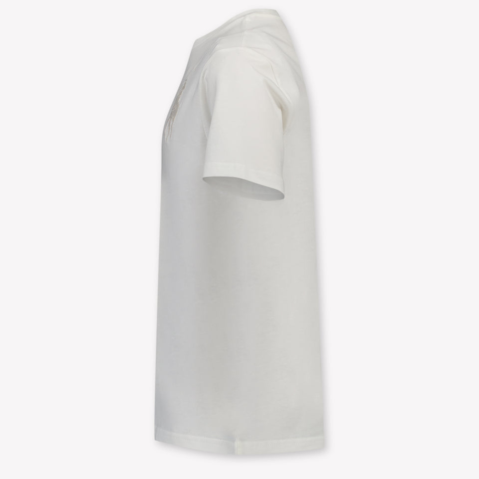Ralph Lauren Kinder Jongens T-Shirt In Wit