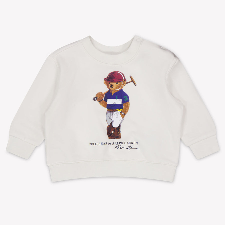 Ralph Lauren Baby Boys Sweater In White