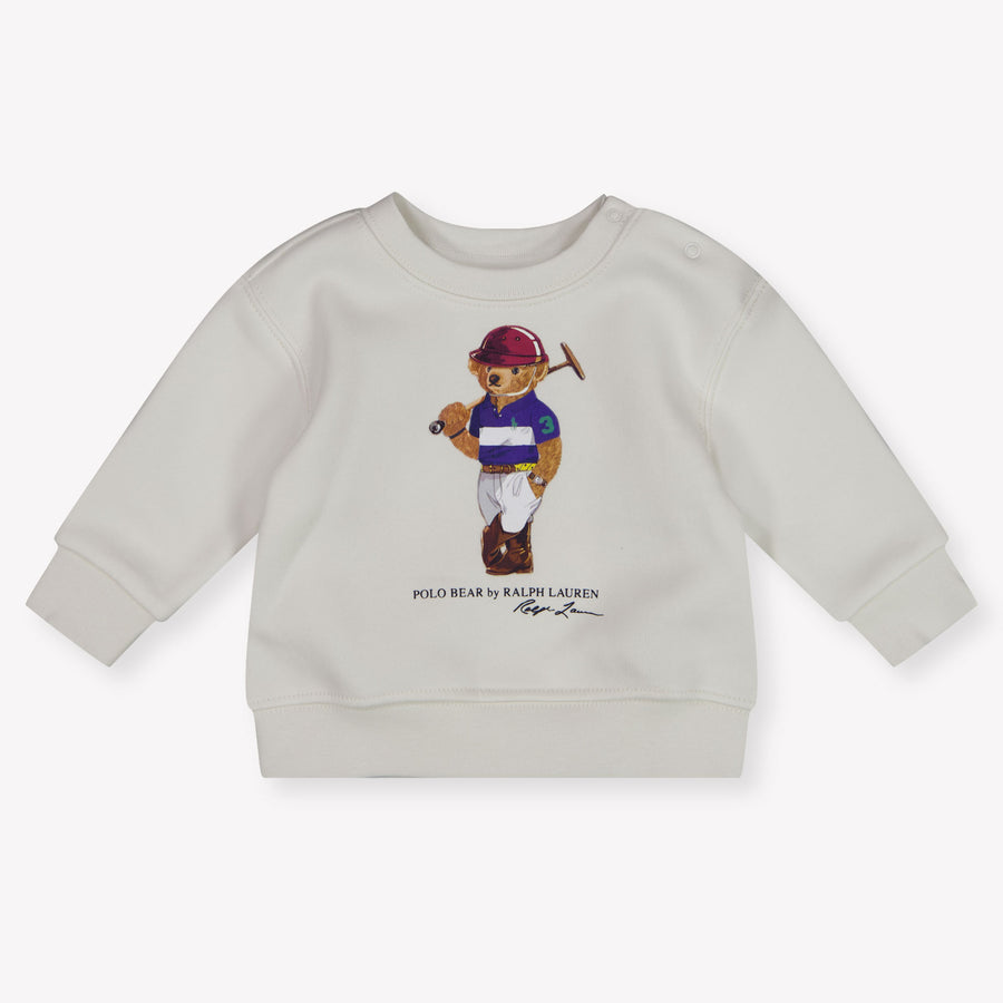 Ralph Lauren Baby Boys Sweater In White