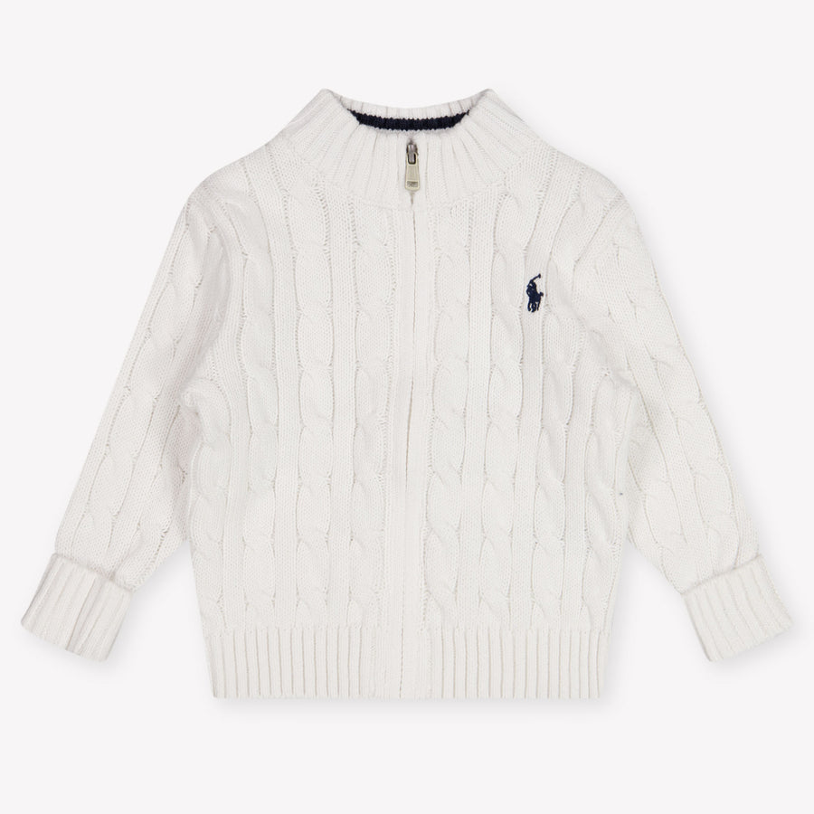 Ralph Lauren Baby Boys Sweater In White