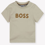 Boss Baby Boys T-Shirt In Beige