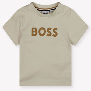 Boss Baby Boys T-Shirt In Beige