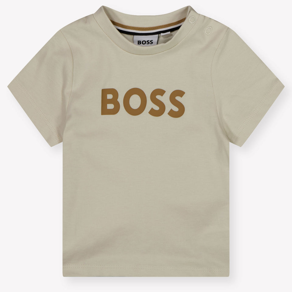 Boss Baby Boys T-Shirt In Beige