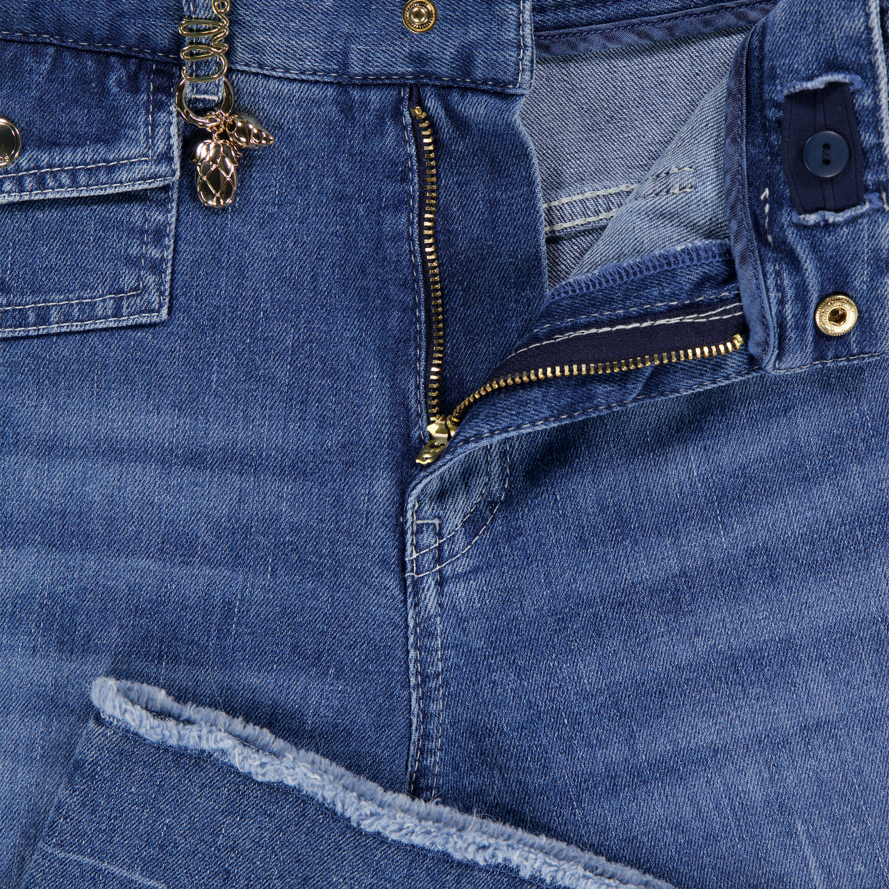 Chloe Kids Girls Jeans In Blue