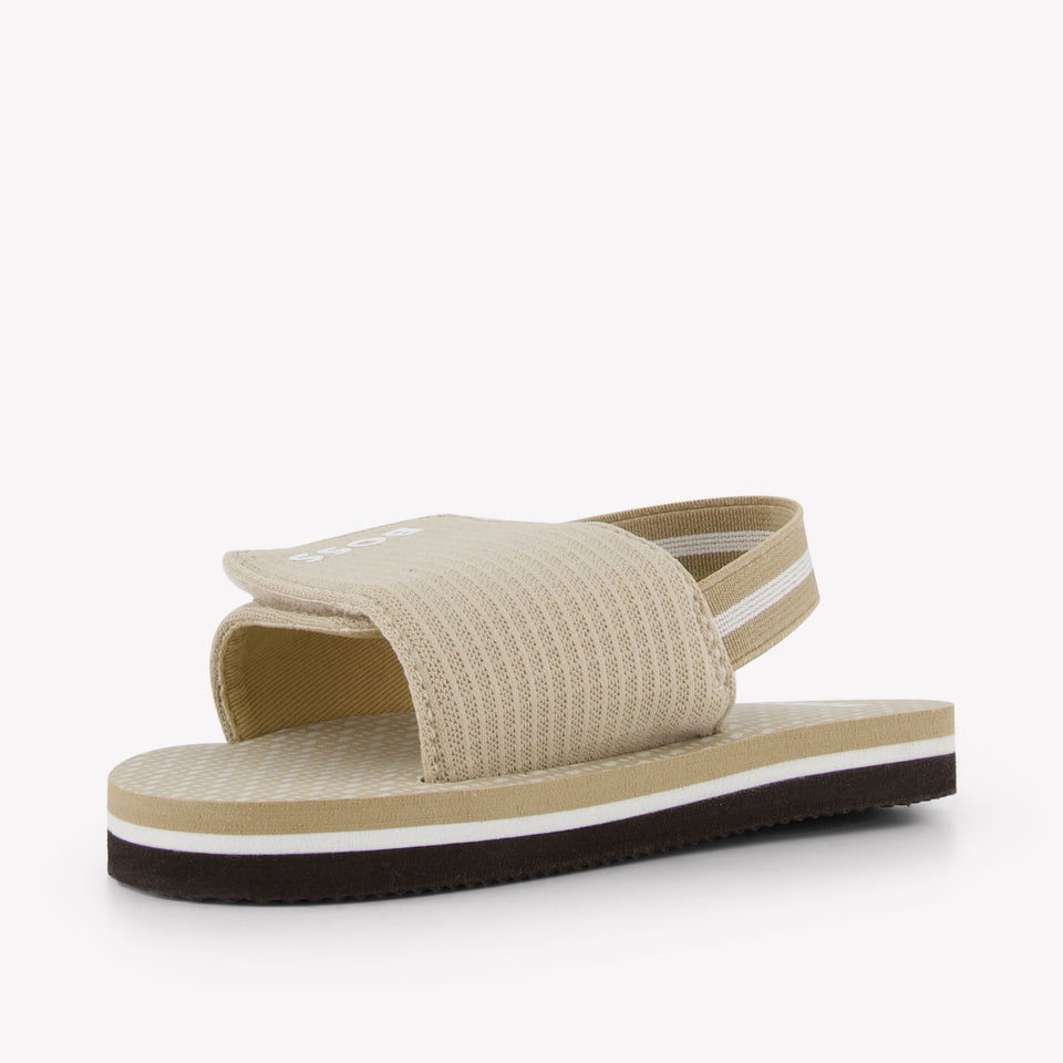 Boss Boys Flipflops In Beige