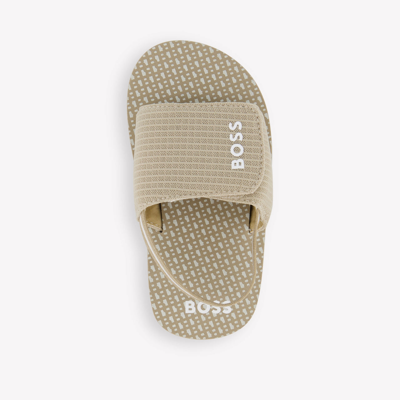Boss Jongens Slippers In Beige