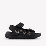 Boss Boys Sandals In Black